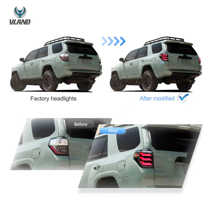 VLAND LED Tail Lights For 2010-2024 Toyota 4Runner - Image 15
