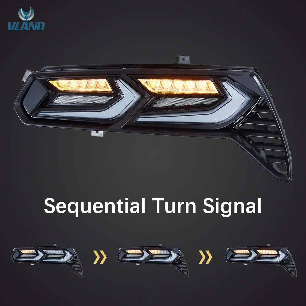 VLAND LED Tail Lights Fit for Chevrolet Chevy Corvette C7 2014-2019 All Models - Image 4