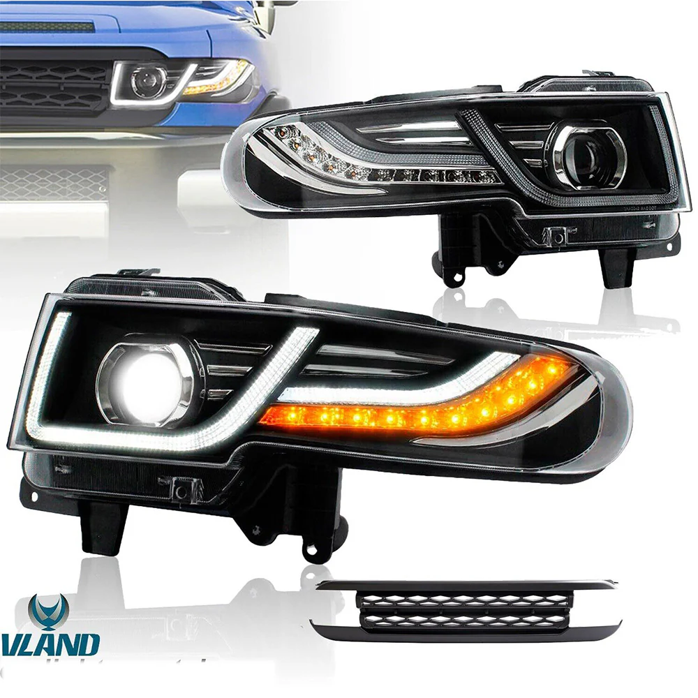 VLAND LED Headlights With Grille Assembly+2Pcs D2S LED Bulbs Fit for 2007-2015 Toyota FJ Cruiser 1st Gen - Image 10