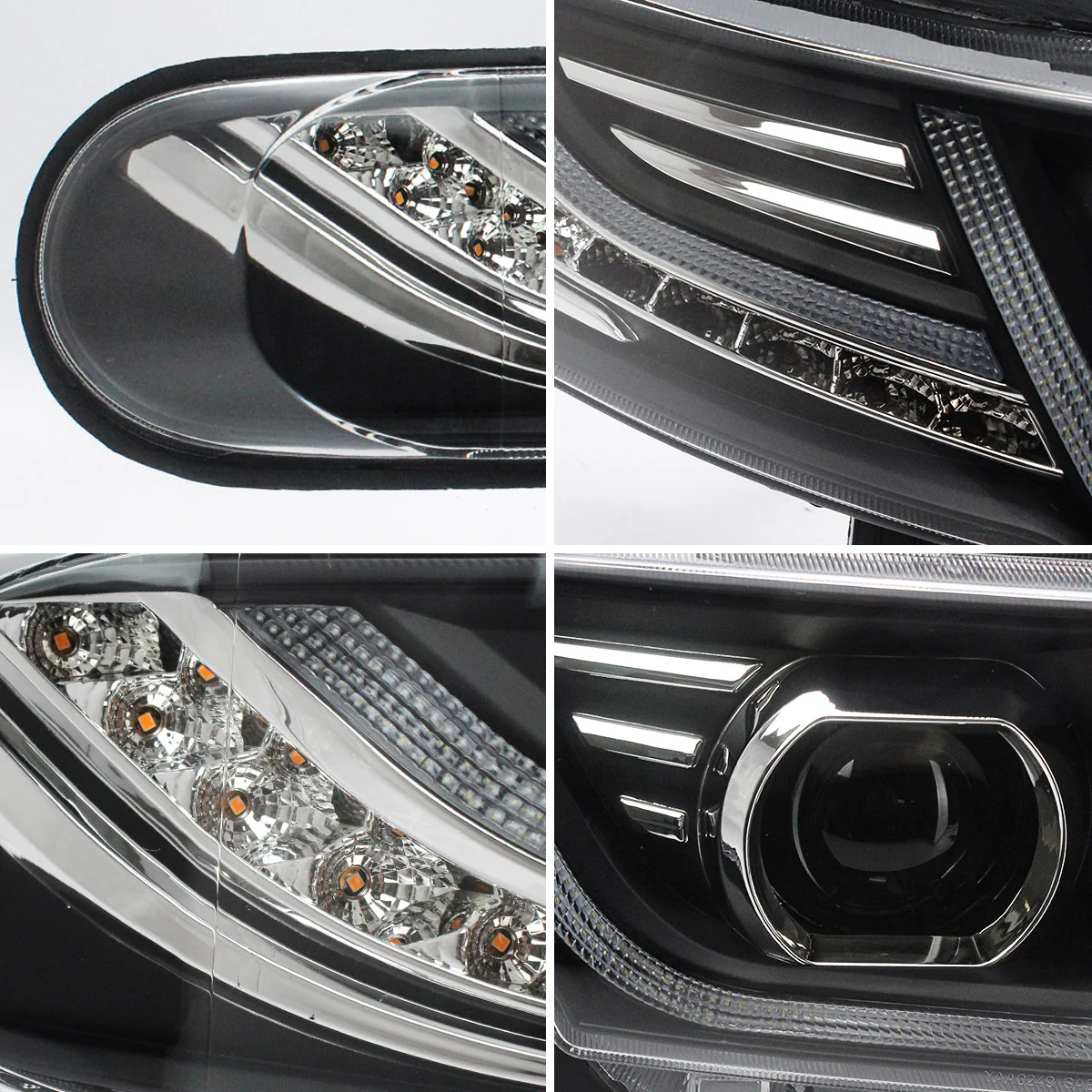 VLAND LED Headlights With Grille Assembly+2Pcs D2S LED Bulbs Fit for 2007-2015 Toyota FJ Cruiser 1st Gen - Image 8