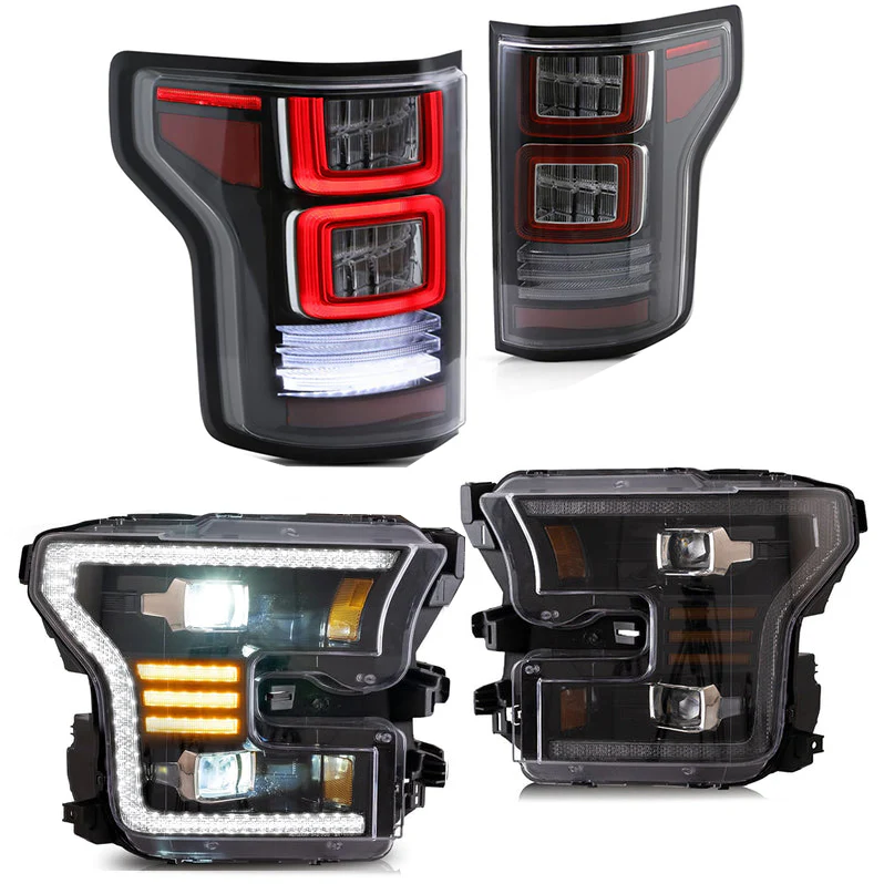 VLAND LED Headlights And Tail Lights For 2015-2017 Ford F150 Front & Rear Lights Kit - Image 18