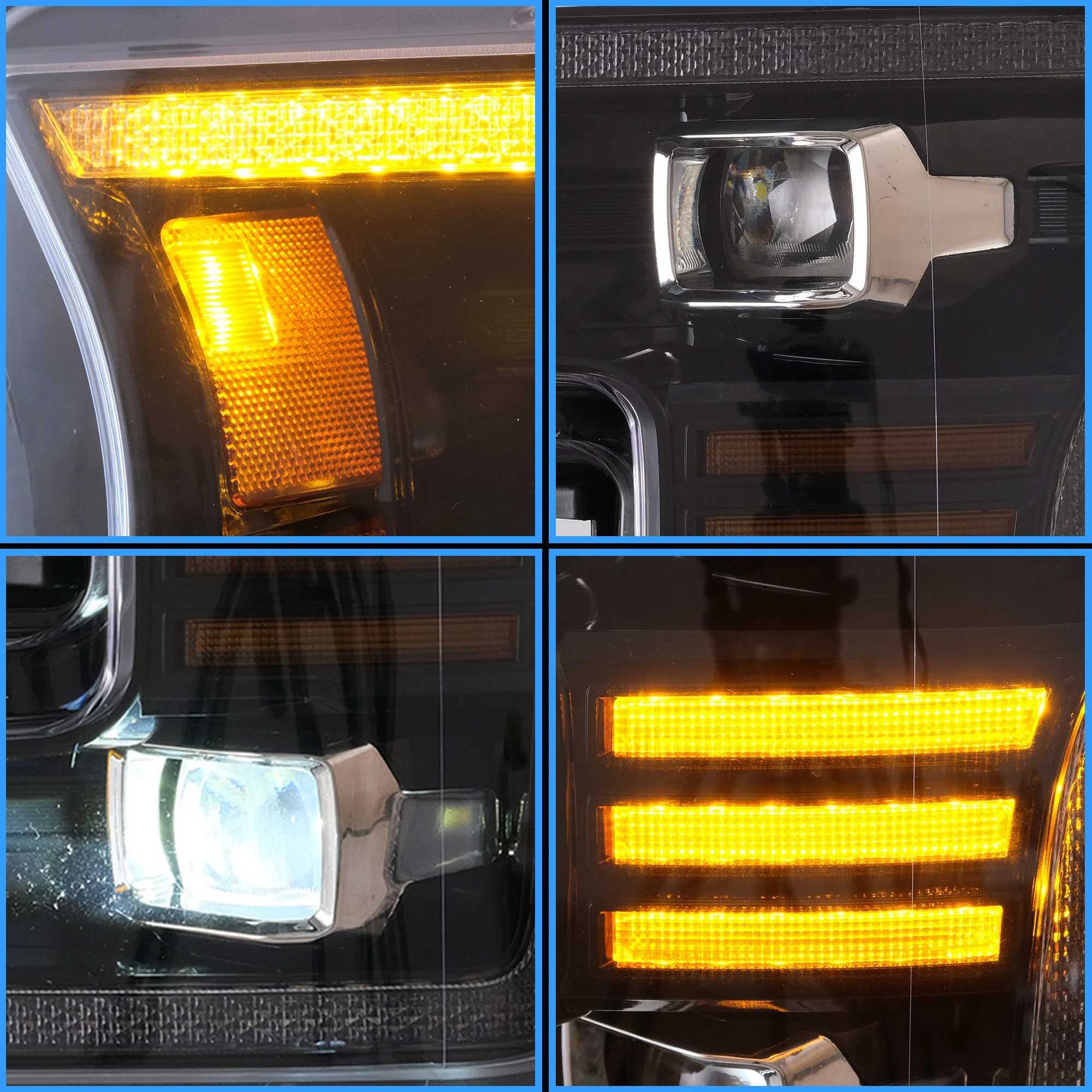 VLAND LED Headlights And Tail Lights For 2015-2017 Ford F150 Front & Rear Lights Kit - Image 9