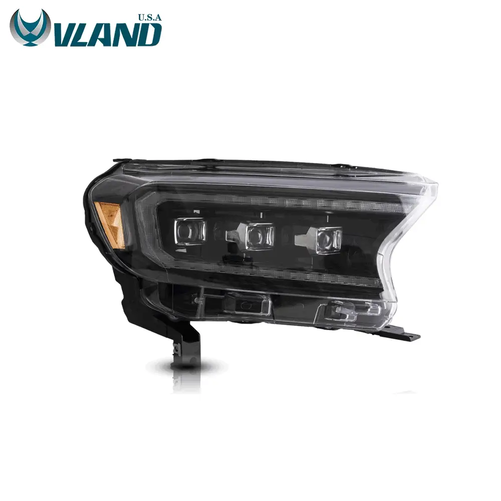 VLAND LED Projector Headlights For 2019-2023 Ford Ranger Start UP Animation DRL(For US Version) - Image 3