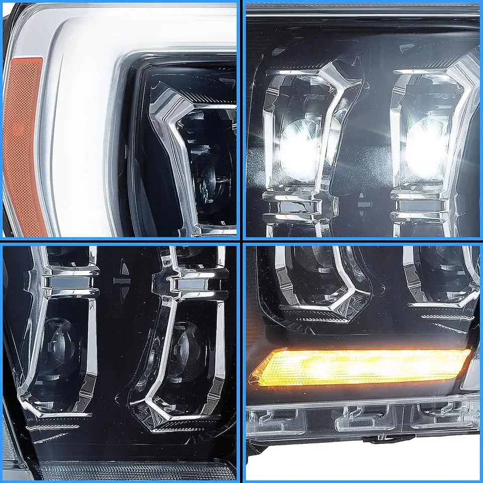 VLAND LED Projector Headlights Fit For 2021-2023 Ford F150 14th gen F-150 Raptor - Image 4