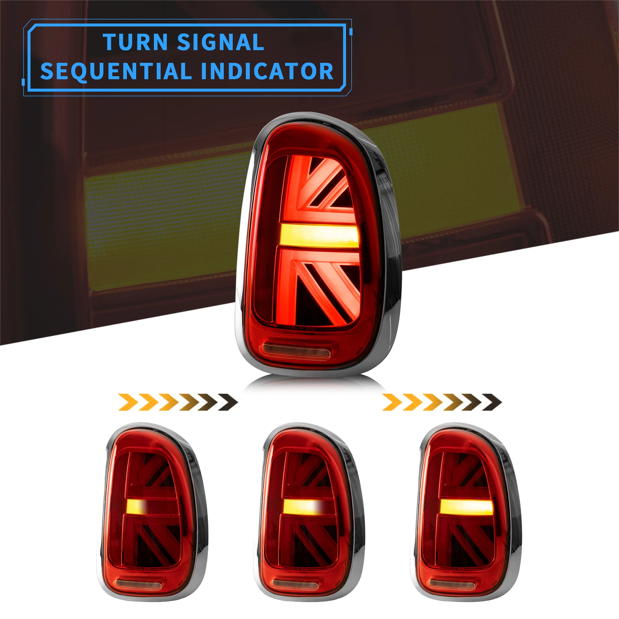 VLAND Full LED Tail Lights For BMW Mini Cooper Countryman R60 2010-2016 - Image 11
