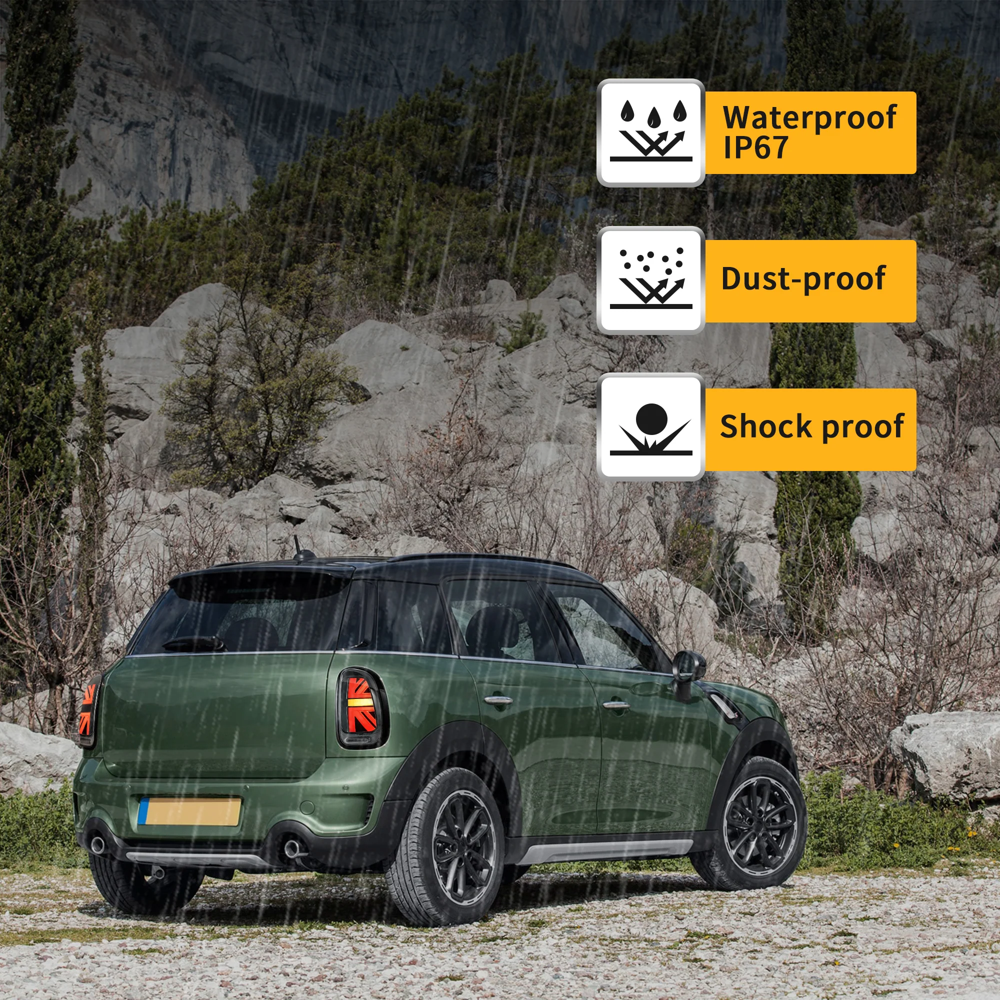 VLAND Full LED Tail Lights For BMW Mini Cooper Countryman R60 2010-2016 - Image 14