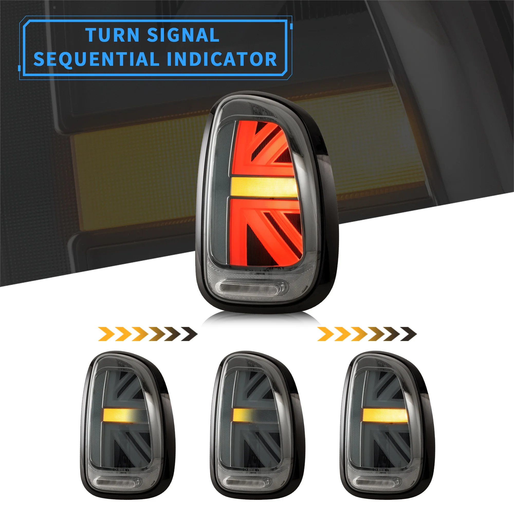 VLAND Full LED Tail Lights For BMW Mini Cooper Countryman R60 2010-2016 - Image 3