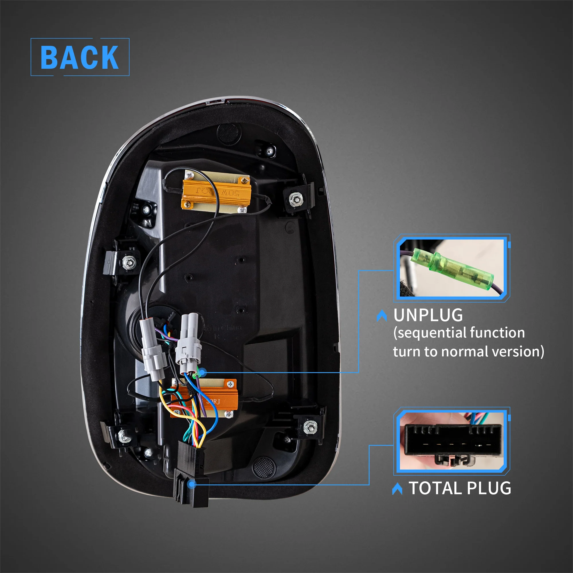 VLAND Full LED Tail Lights For BMW Mini Cooper Countryman R60 2010-2016 - Image 4
