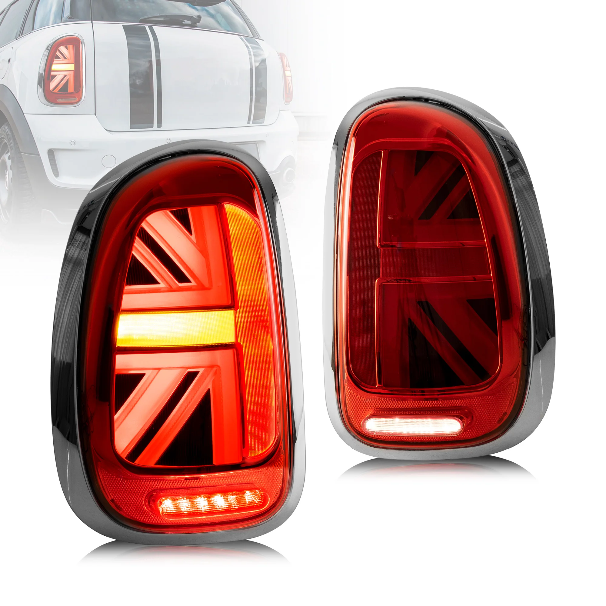 VLAND Full LED Tail Lights For BMW Mini Cooper Countryman R60 2010-2016 - Image 9