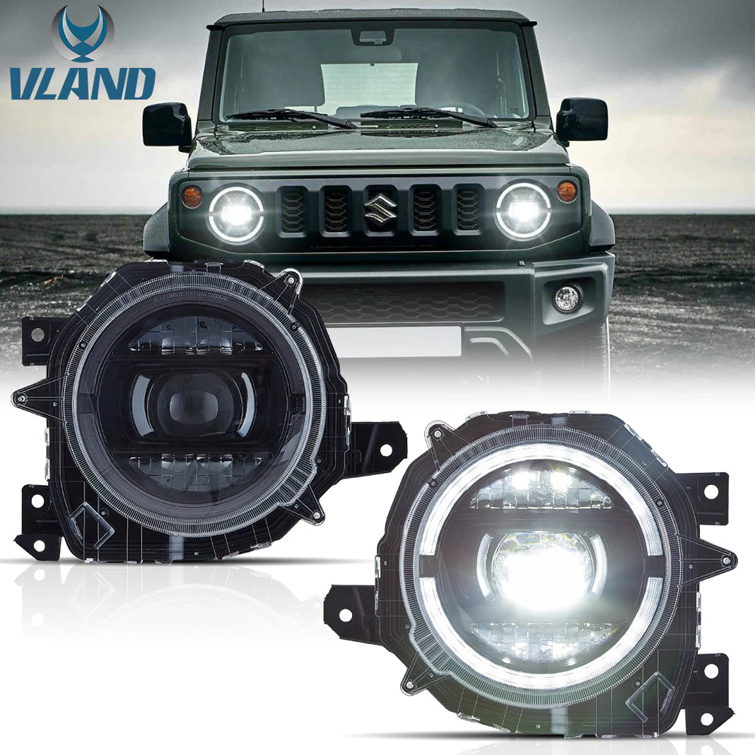 VLAND FULL LED Headlights For Suzuki Jimny 2018-2023 4th Gen JB64W JB74W - Image 8