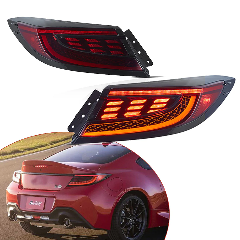 VLAND Full LED Tail Lights for Toyota GR86 Subaru BRZ 2nd Gen ZN8/ZD8 2021-2024