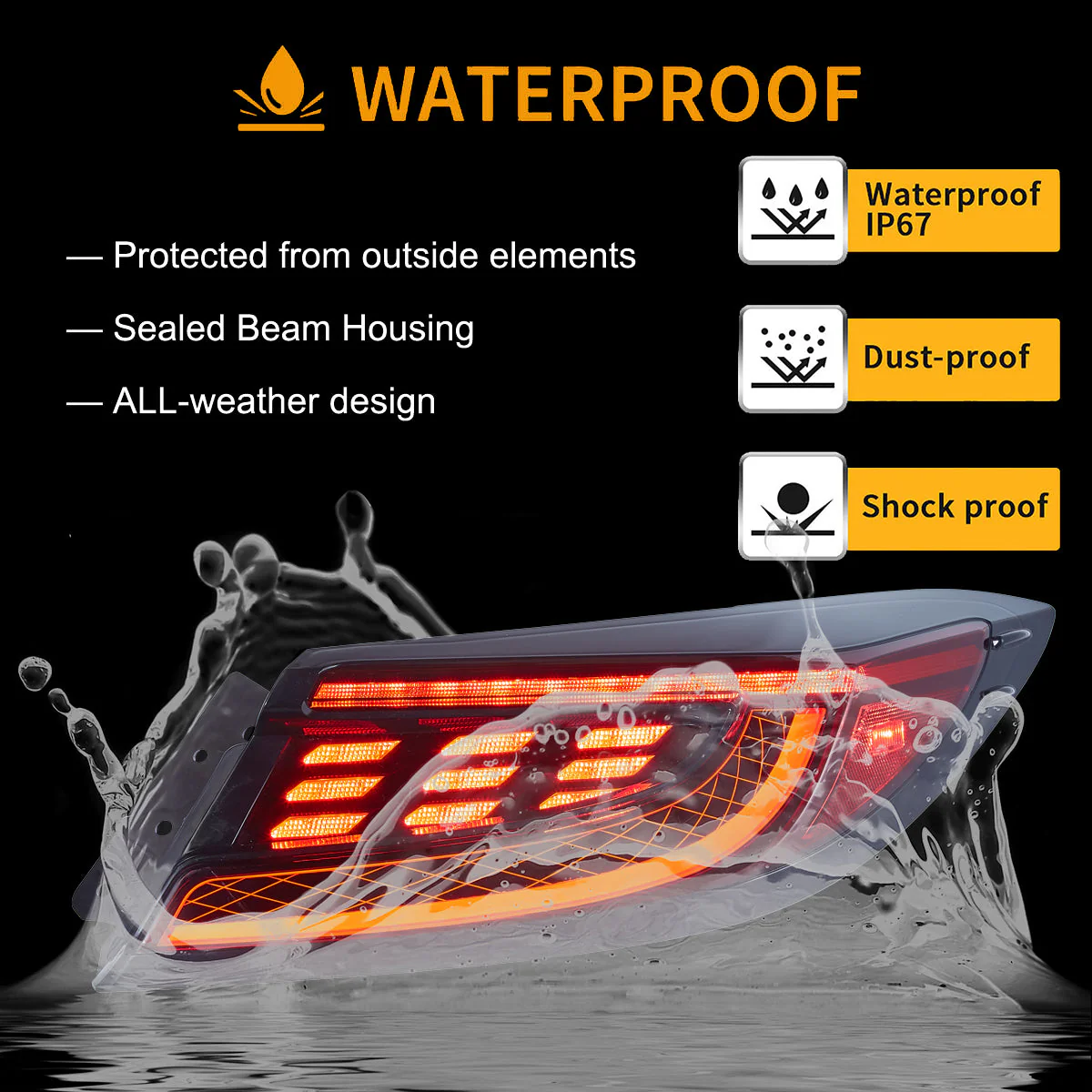 VLAND Full LED Tail Lights for Toyota GR86 Subaru BRZ 2nd Gen ZN8/ZD8 2021-2024 - Image 7