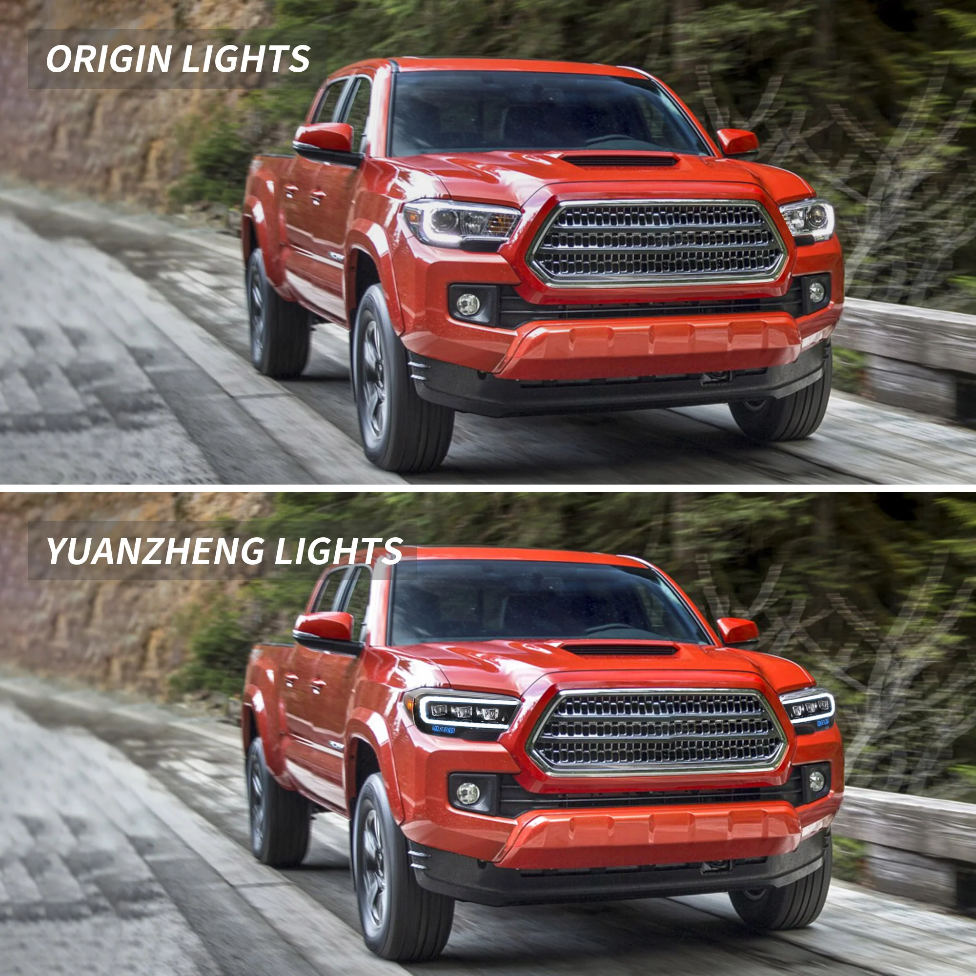VLAND Matrix Projector and Full LED Headlights for Toyota Tacoma 2015-2023 3rd Gen - Image 11