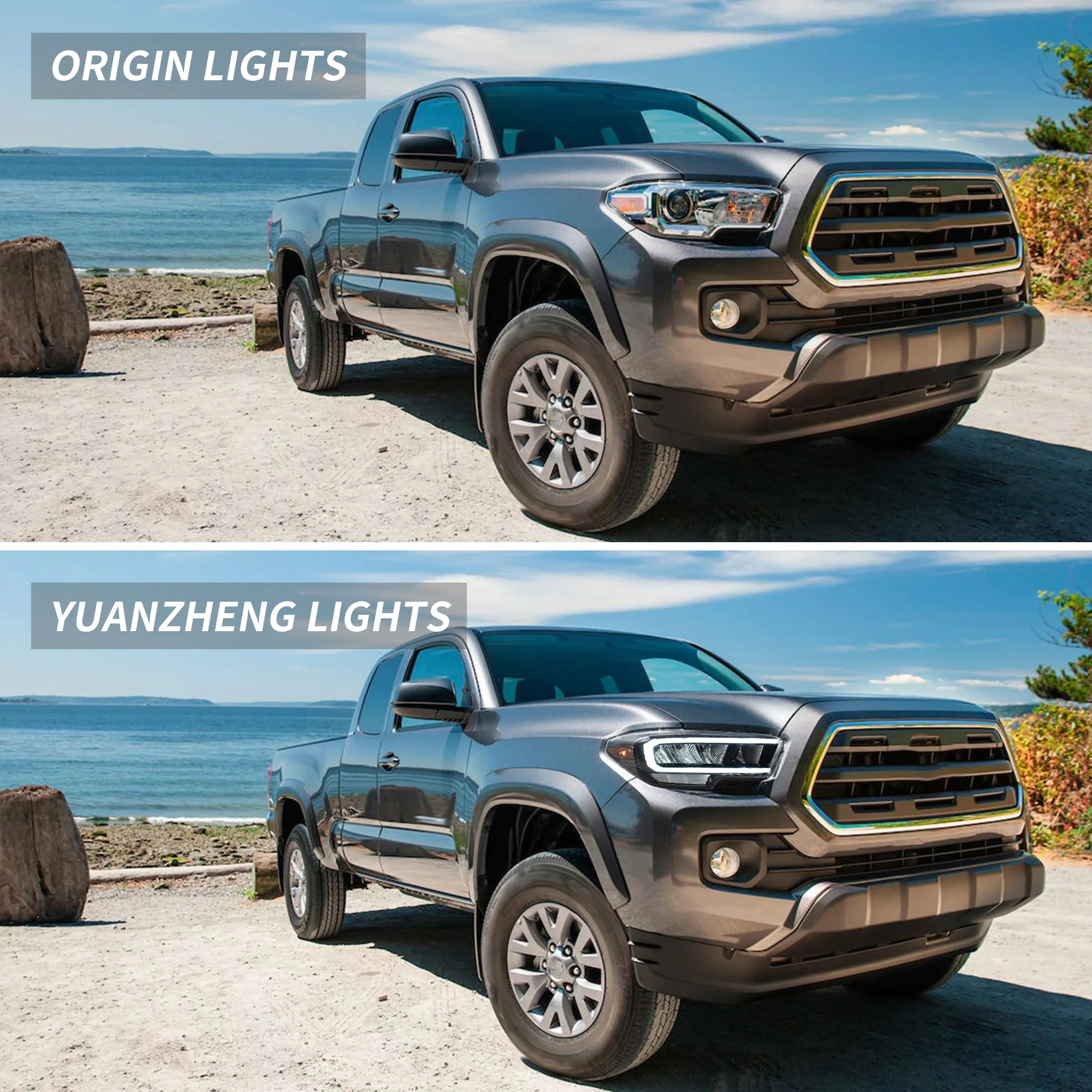 VLAND Matrix Projector and Full LED Headlights for Toyota Tacoma 2015-2023 3rd Gen - Image 12