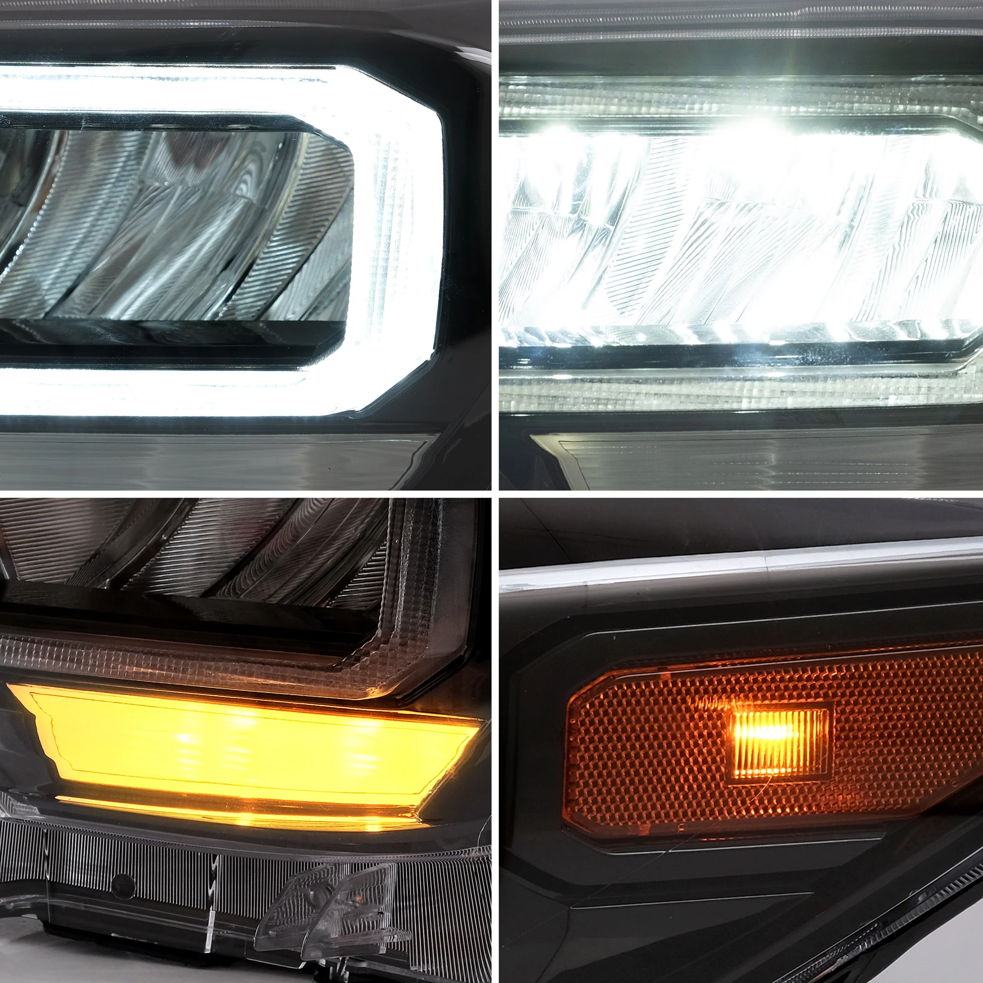 VLAND Matrix Projector and Full LED Headlights for Toyota Tacoma 2015-2023 3rd Gen - Image 6