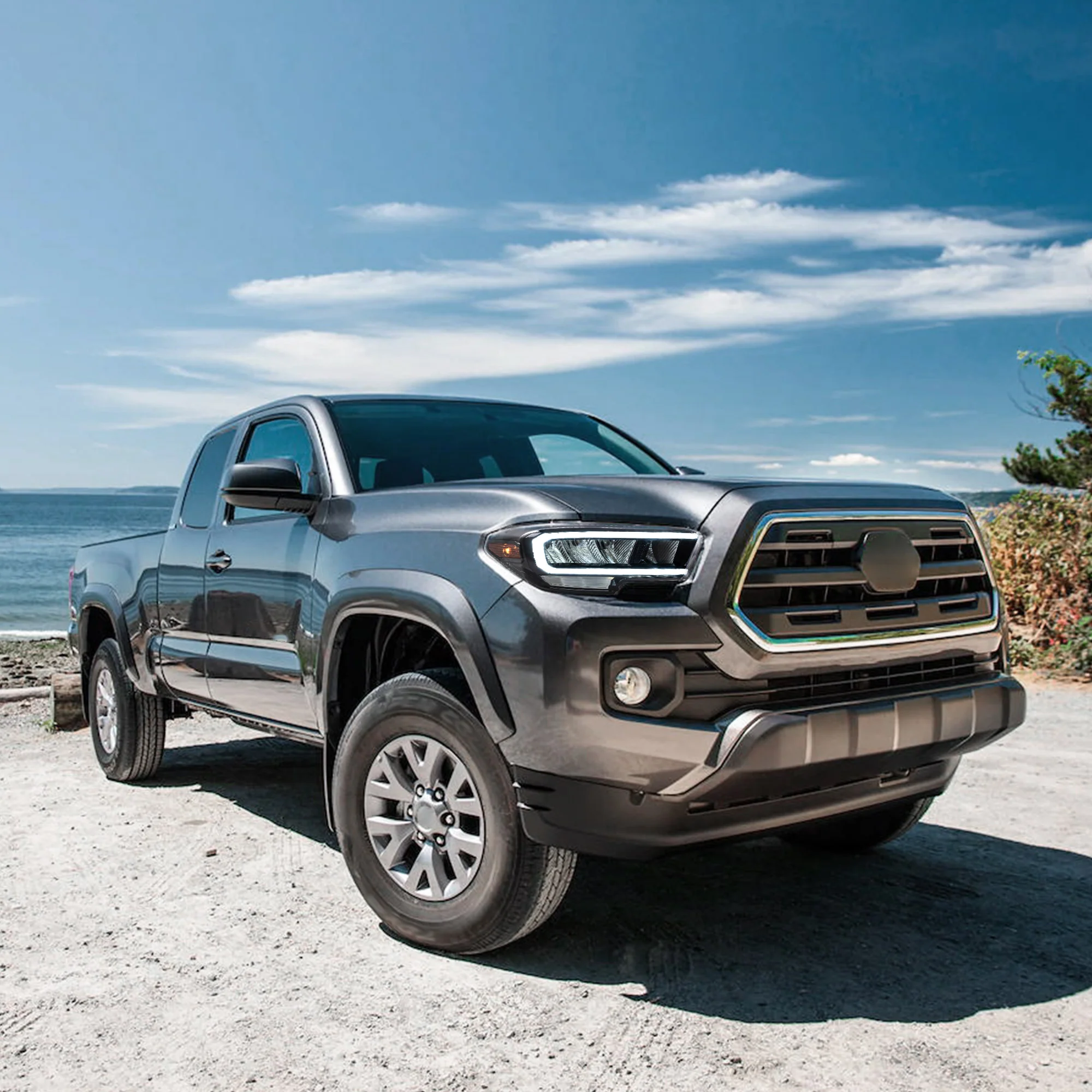 VLAND Matrix Projector and Full LED Headlights for Toyota Tacoma 2015-2023 3rd Gen - Image 9