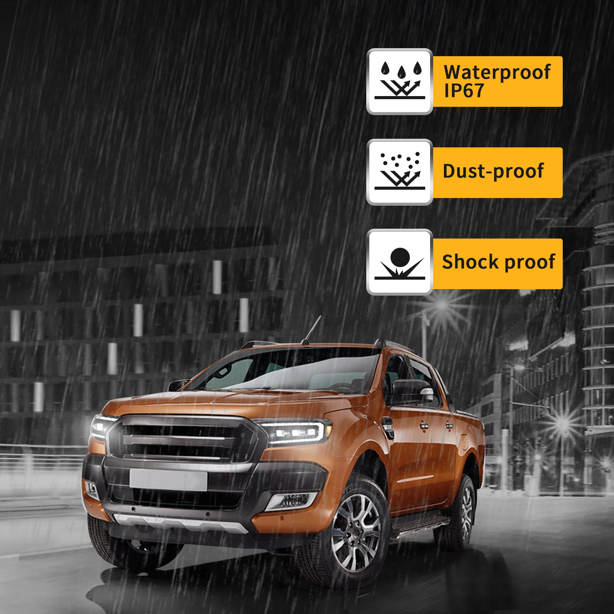 VLAND LED Projector Headlights For 2015-2023 Ford Ranger Start UP Animation DRL(For International Version) - Image 11