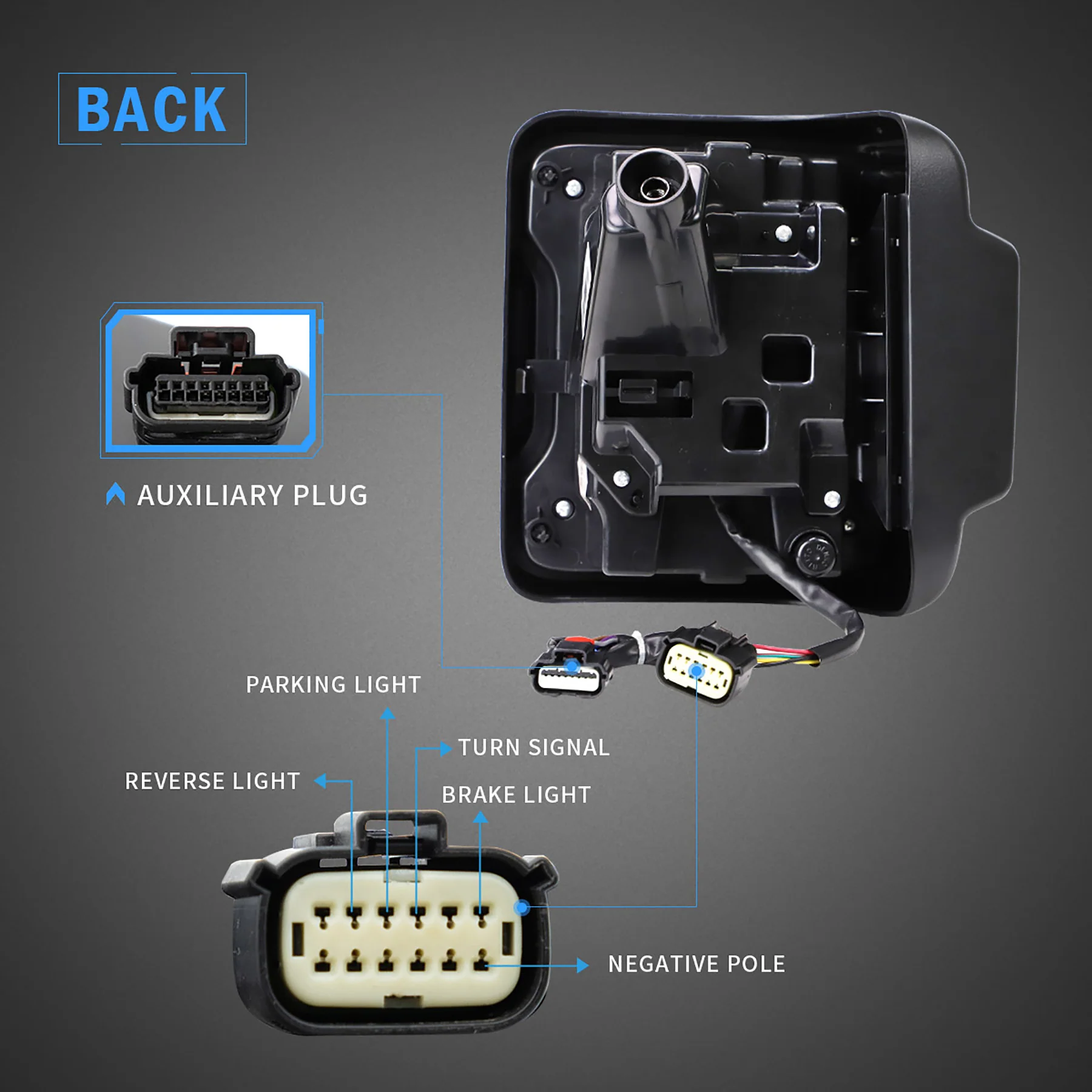 VLAND Full LED 9 inches Headlights and Tail Lights For 2018-2023 Jeep Wrangler JL, JLU - Image 9