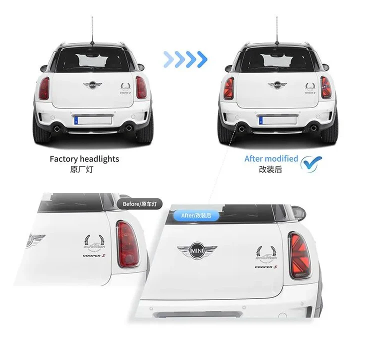 VLAND Full LED Tail Lights For Mini Countryman R60 2010-2016 - Image 8
