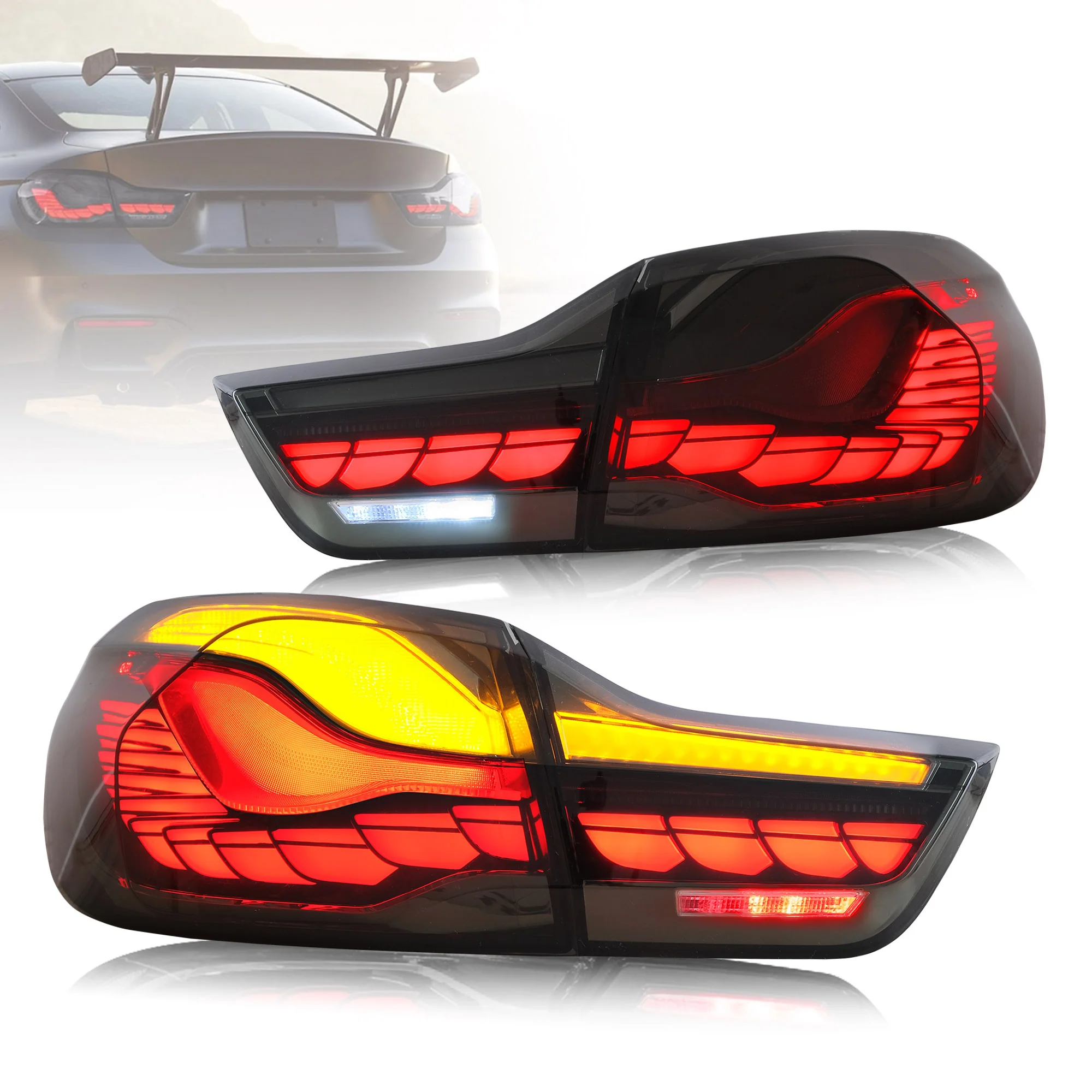 VLAND OLED Tail Lights For BMW 4 series M4 F82 F83 F32 F36 Sedan/Coupe/Convertible 2014-2020 - Image 2