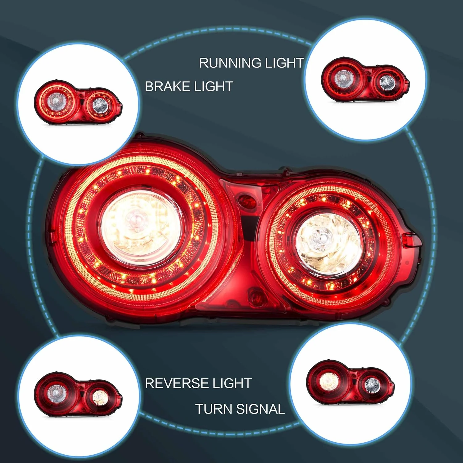 VLAND LED Tail Lights For Nissan GTR R35 2008-2023 - Image 7
