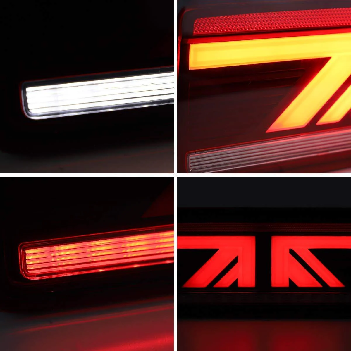 VLAND for Suzuki Jimny LED Rear Lights 2019-up Smoked / Red Clear ABS, PMMA, GLASS Material YAB-JMN-0311 - Image 10