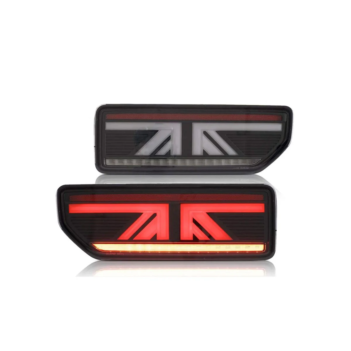VLAND for Suzuki Jimny LED Rear Lights 2019-up Smoked / Red Clear ABS, PMMA, GLASS Material YAB-JMN-0311 - Image 13