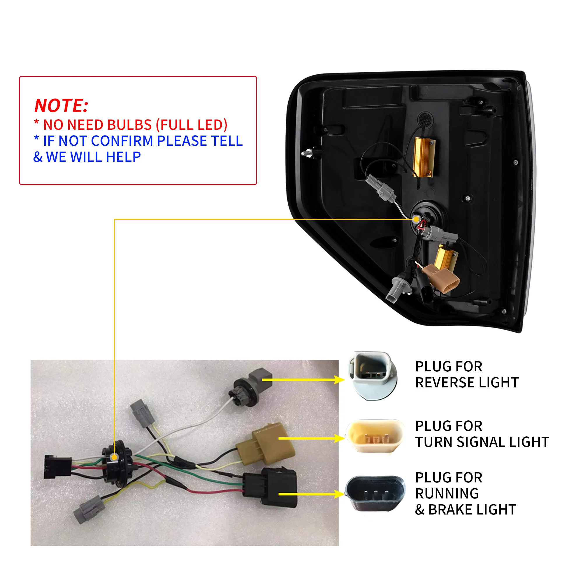 VLAND Full LED Tail Lights For Ford F150 2009-2014 - Image 10
