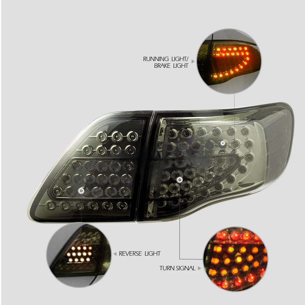 VLAND Custom LED Tail Lights For Toyota Corolla 2008-2011 - Image 6