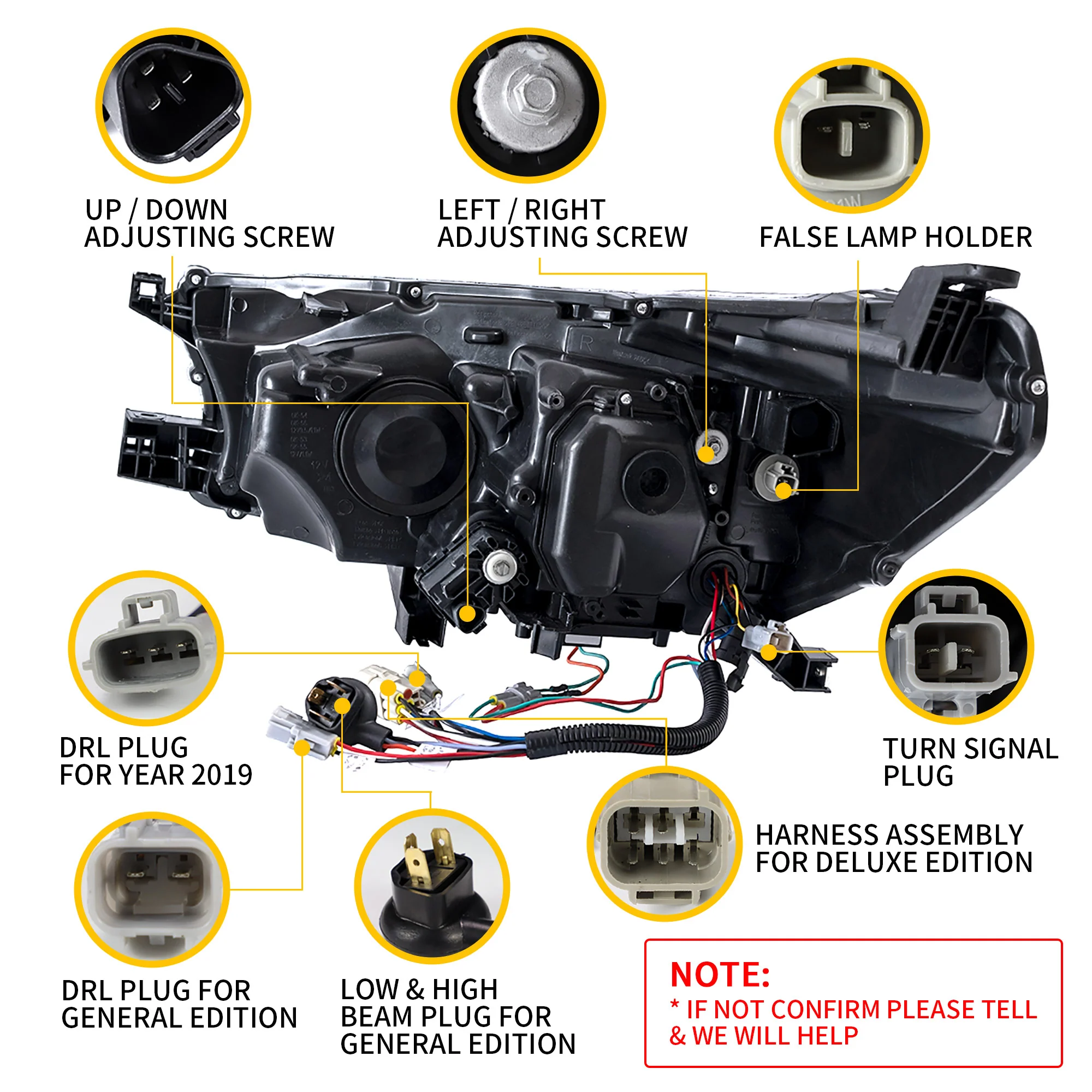 VLAND LED Headlights For Toyota Hilux Vigo Revo 2015-2020 8th Gen - Image 9