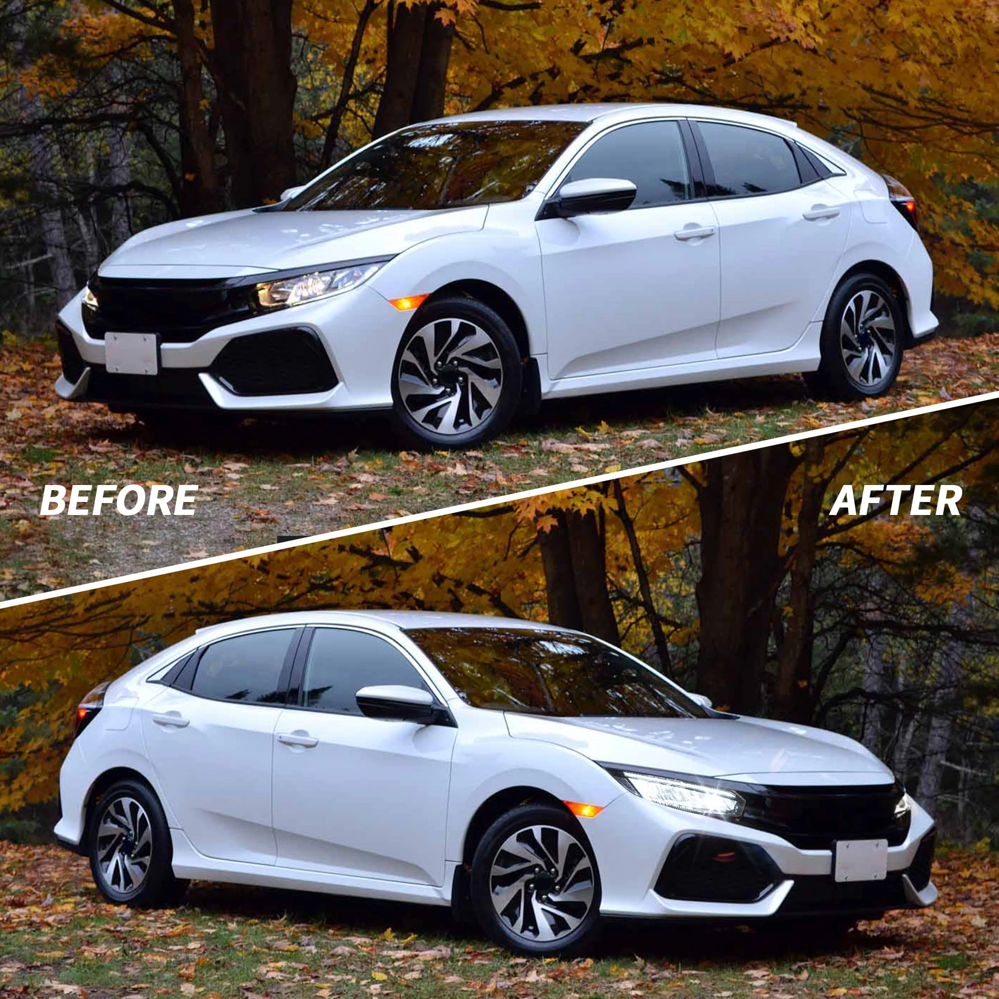 VLAND LED Headlights For 2016-2021 Honda Civic 10th Gen /Sedan / Coupe / Hatchback / Type R - Image 6