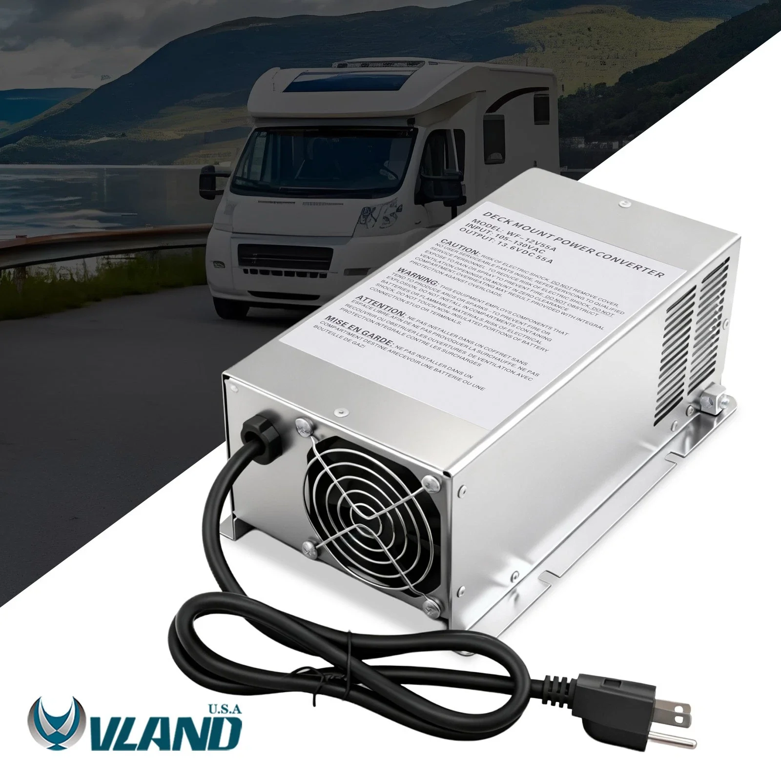 VLAND 65A RV Main Board Smart Charging Upgrade Part for WFCO Power Center WF-9865-MBA - Image 7