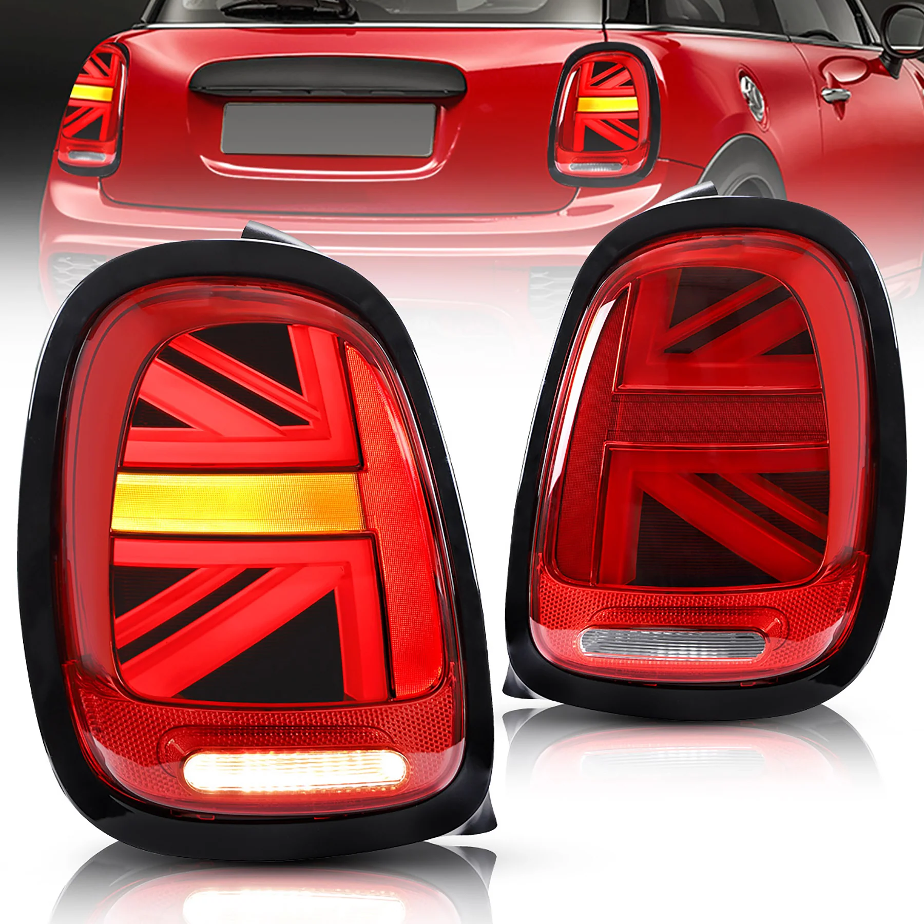 VLAND Full LED Tail Lights Lamps For BMW Mini F-Series 2014-2019 (F55/F56/F57) - Image 2
