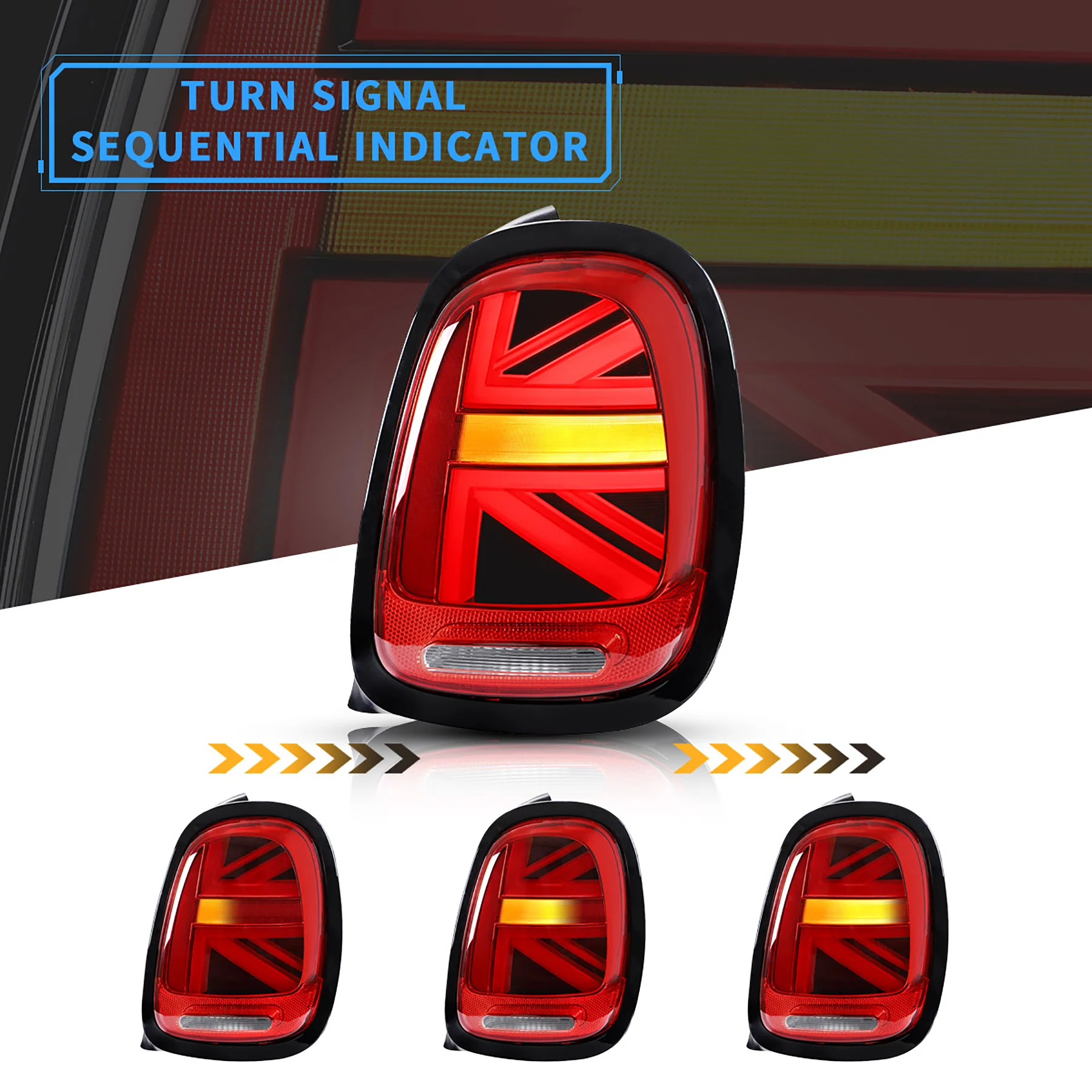 VLAND Full LED Tail Lights Lamps For BMW Mini F-Series 2014-2019 (F55/F56/F57) - Image 9