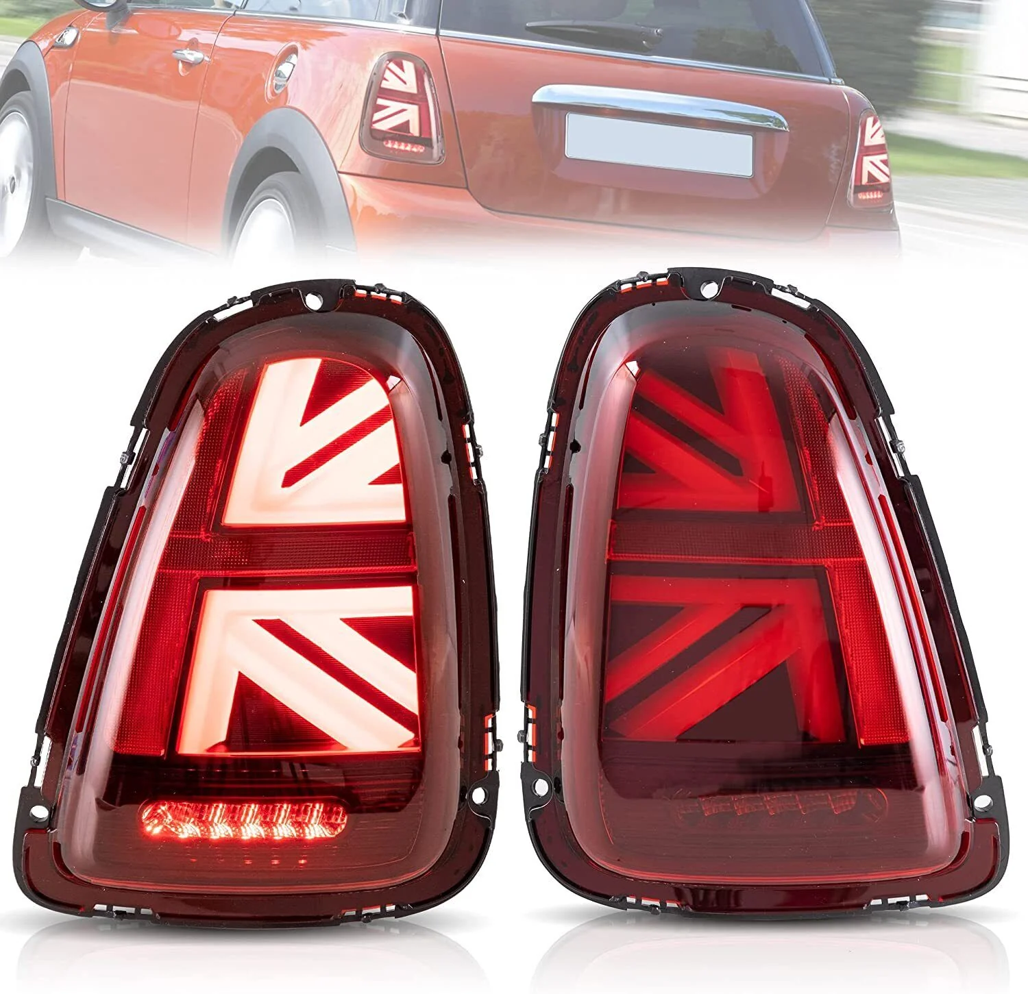 VLAND Full LED Tail Lights For BMW Mini R-Series Mini Cooper R56 R57 R58 R59 2007-2013 - Image 11