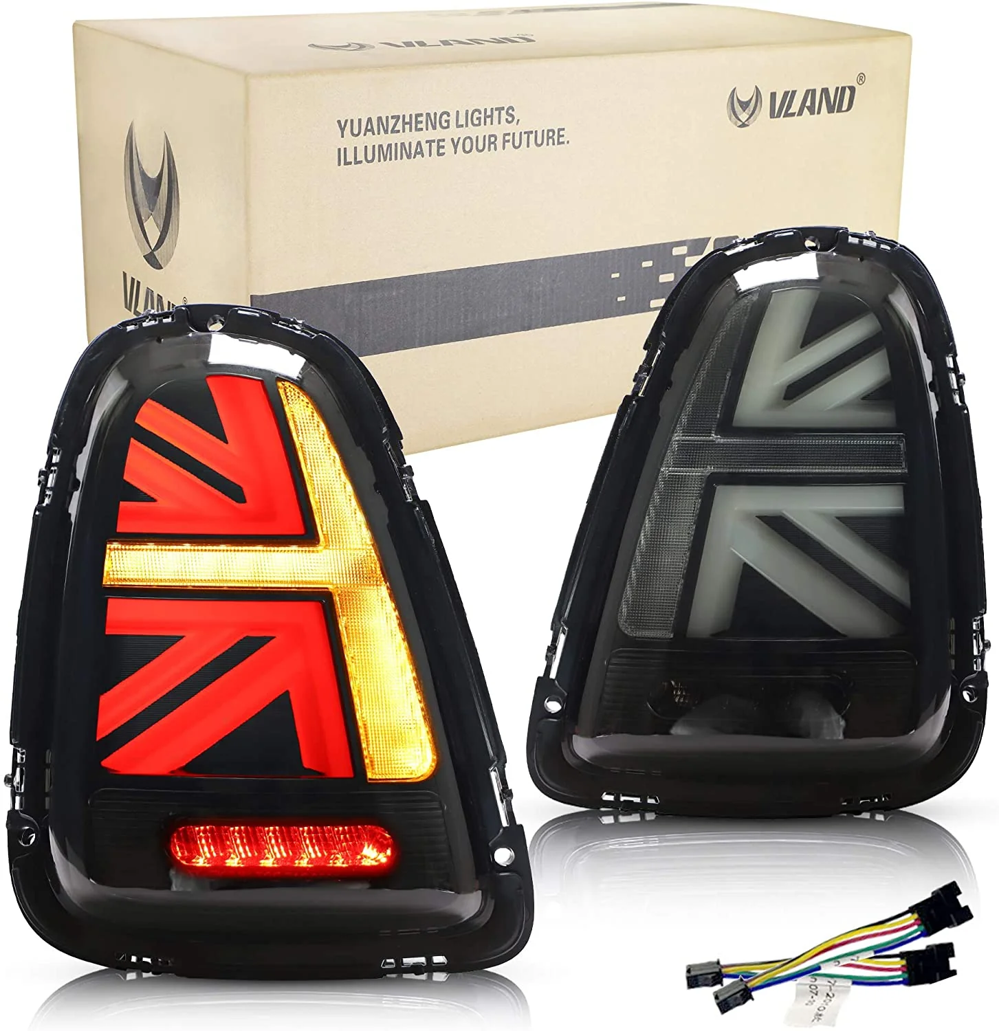 VLAND Full LED Tail Lights For BMW Mini R-Series Mini Cooper R56 R57 R58 R59 2007-2013 - Image 12