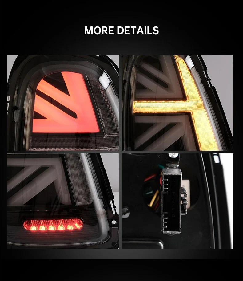 VLAND Full LED Tail Lights For BMW Mini R-Series Mini Cooper R56 R57 R58 R59 2007-2013 - Image 7