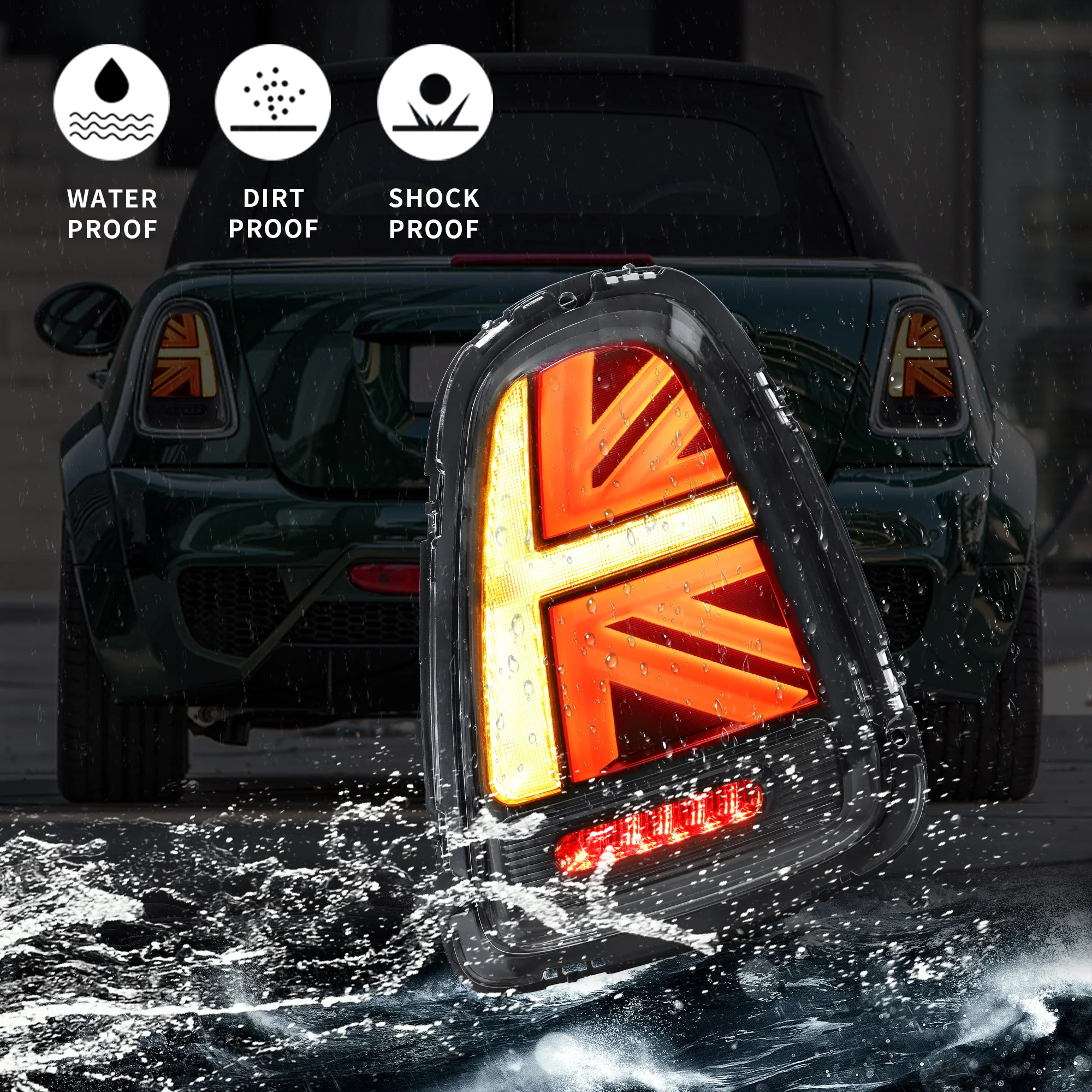 VLAND Full LED Tail Lights For BMW Mini R-Series Mini Cooper R56 R57 R58 R59 2007-2013 - Image 8