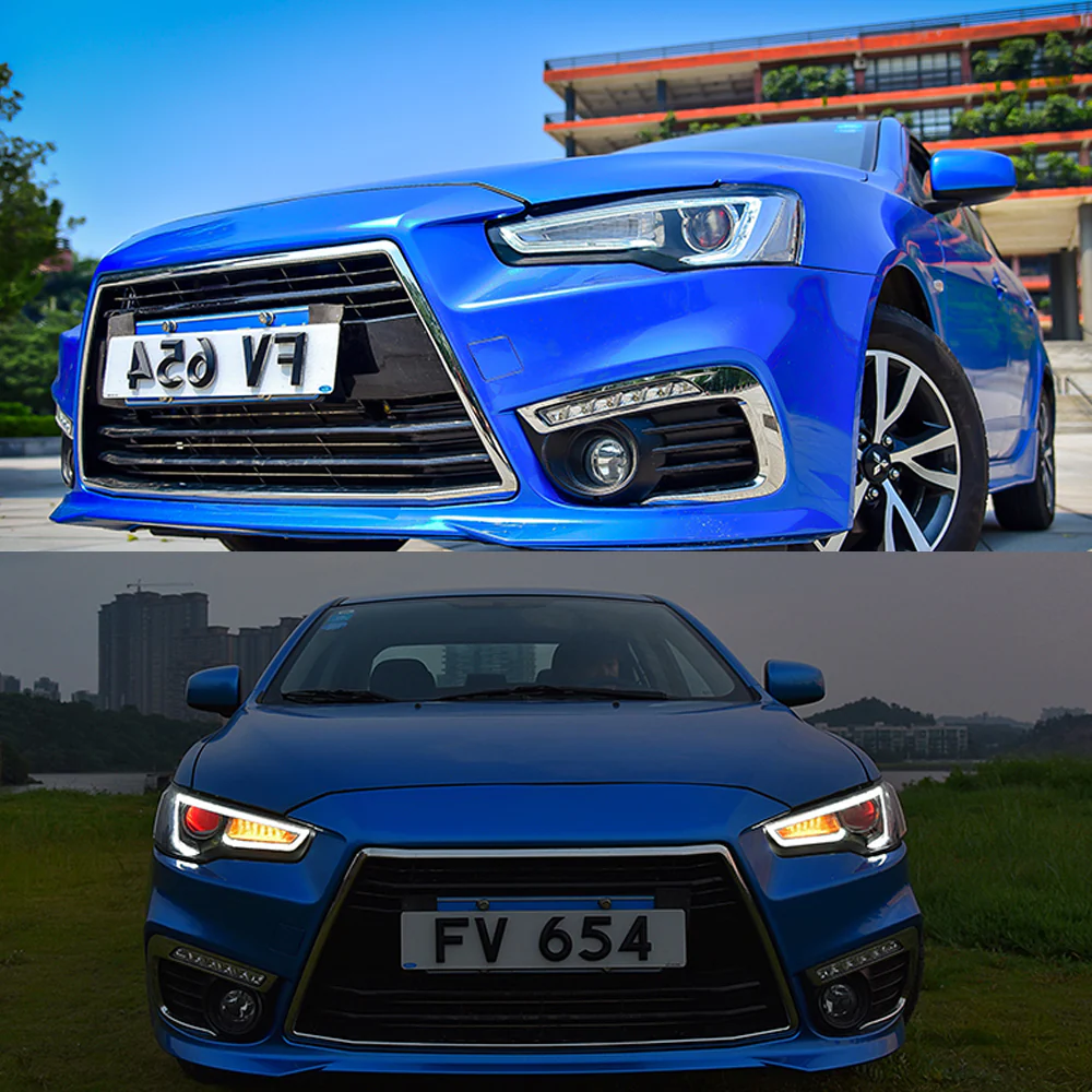 VLAND Demon Eye Projector Headlights for Mitsubishi Lancer EVO X 2008-2017 - Image 8