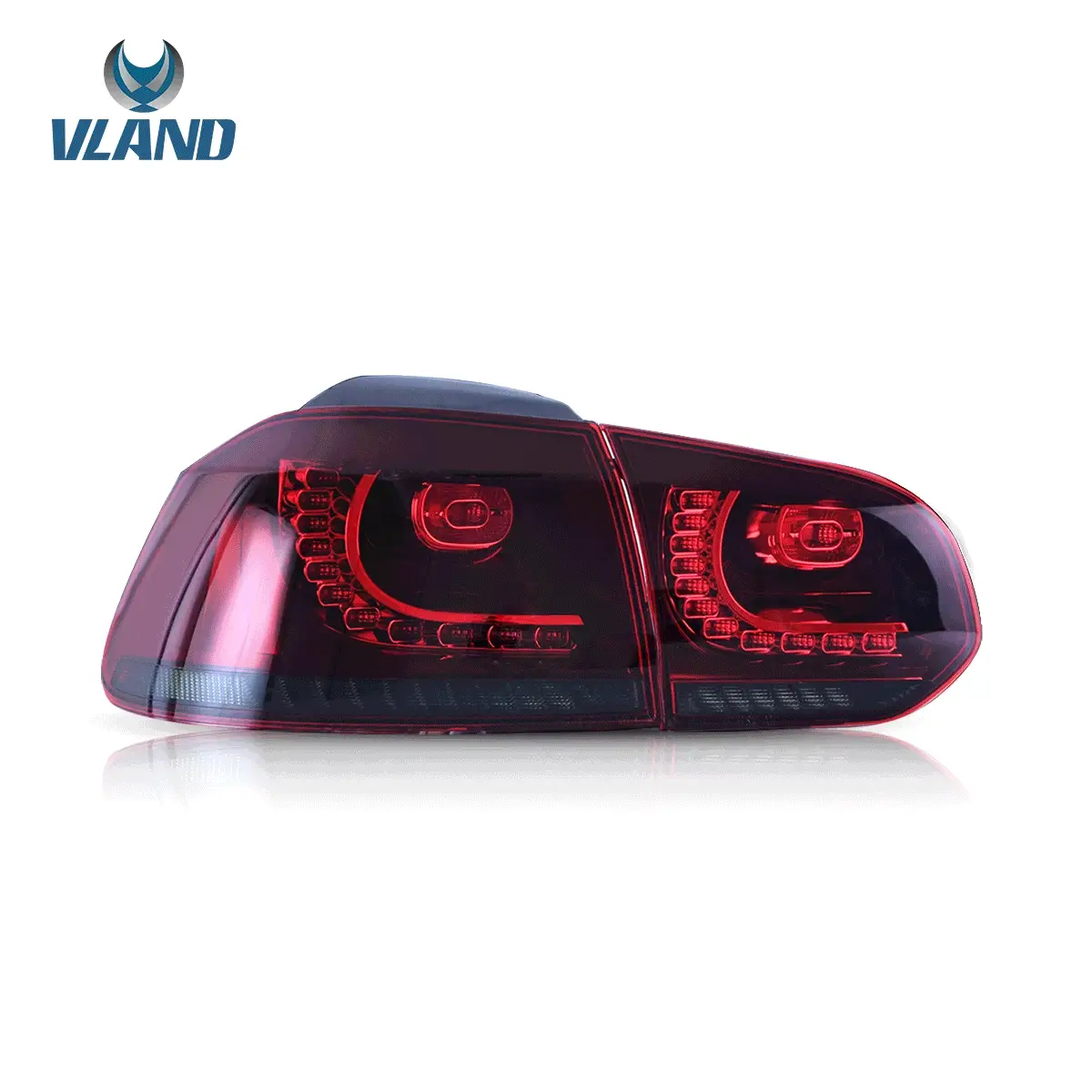 VLAND Headlights with Demon Eyes and Taillights for Volkswagen Golf 6 MK6 2009-2014 (Europe is 2008-2012) - Image 19