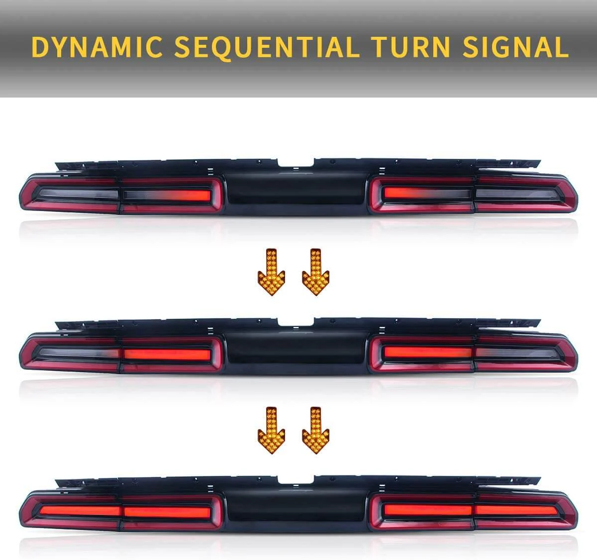 VLAND LED Tail Lights For Dodge Challenger Coupe 3rd Generation 2008-2014 - Image 6