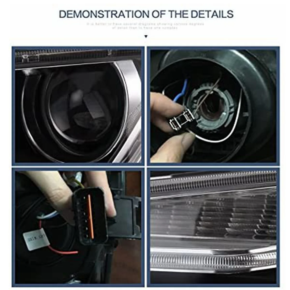 VLAND Dual Beam Projector Headlights for Mitsubishi Lancer EVO X 2008-2017 - Image 11