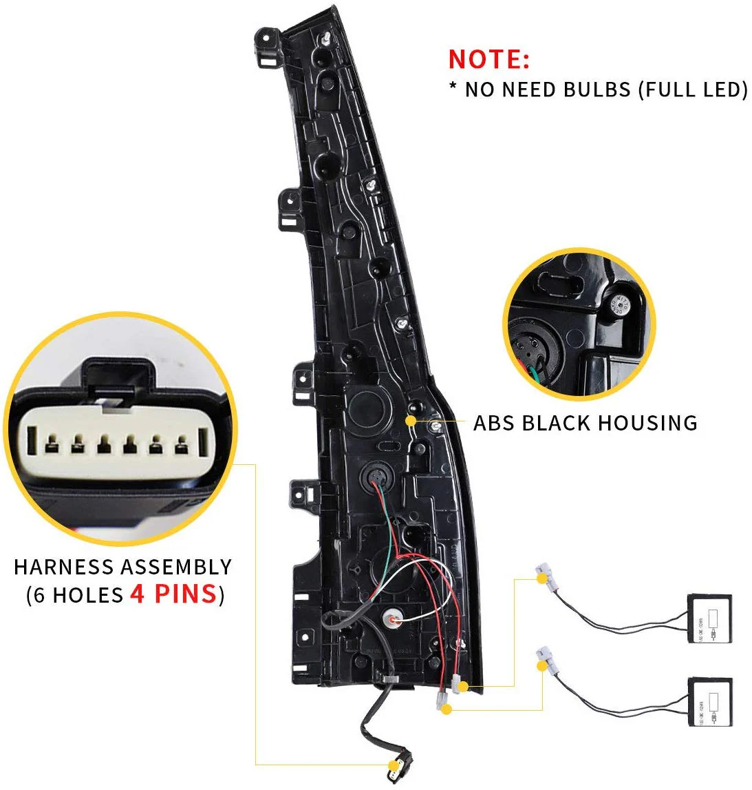 VLAND Tail Lights For 2015-2020 Chevy Tahoe Suburban - Image 4