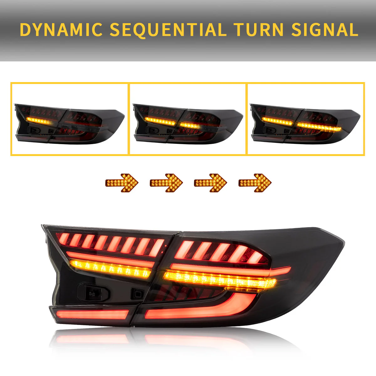 VLAND LED Tail Lights For Honda Accord 10th 2018-2022 - Image 6