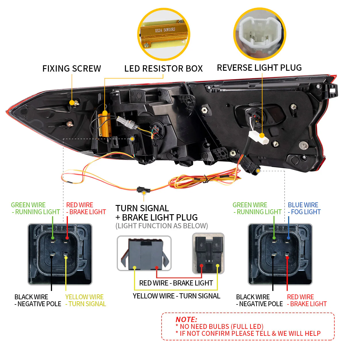 VLAND LED Tail Lights For Honda Accord 10th 2018-2022 - Image 7