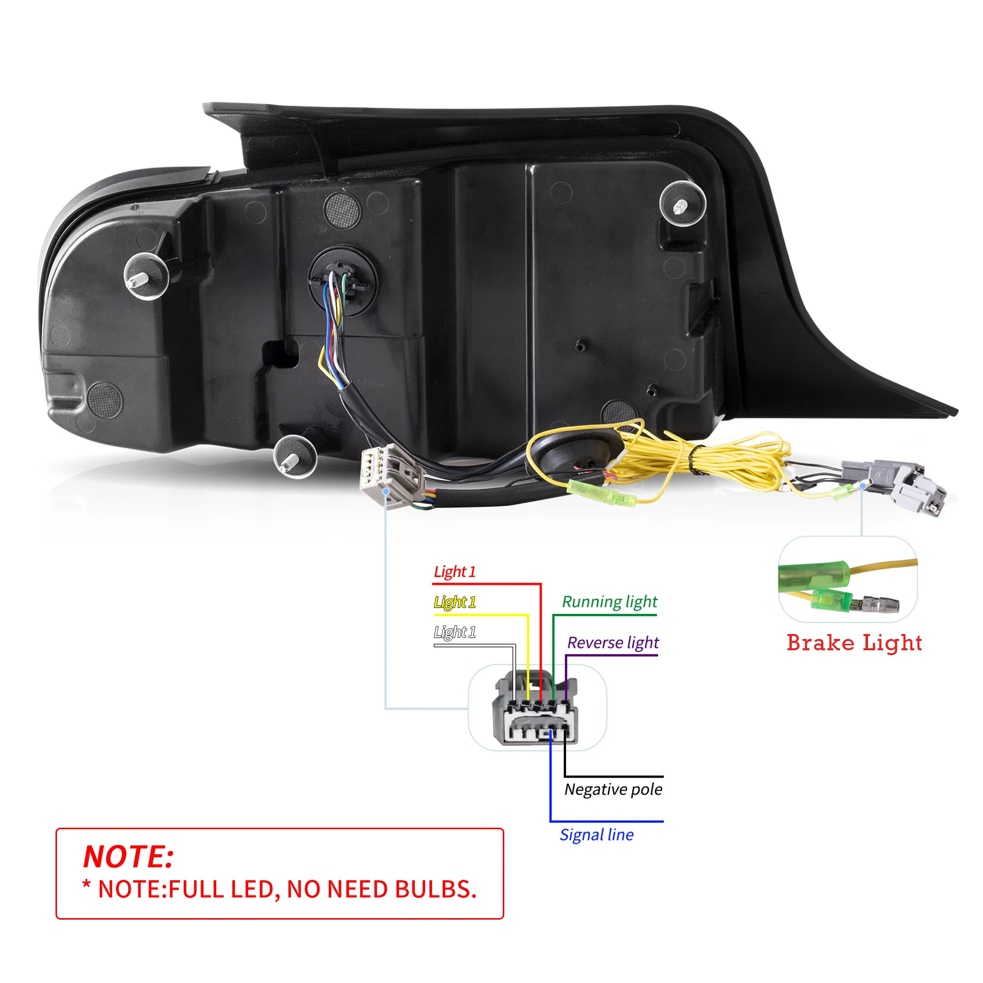 VLAND Full LED 7-Model Tail Lights For Ford Mustang 2010 2011 2012 - Image 4
