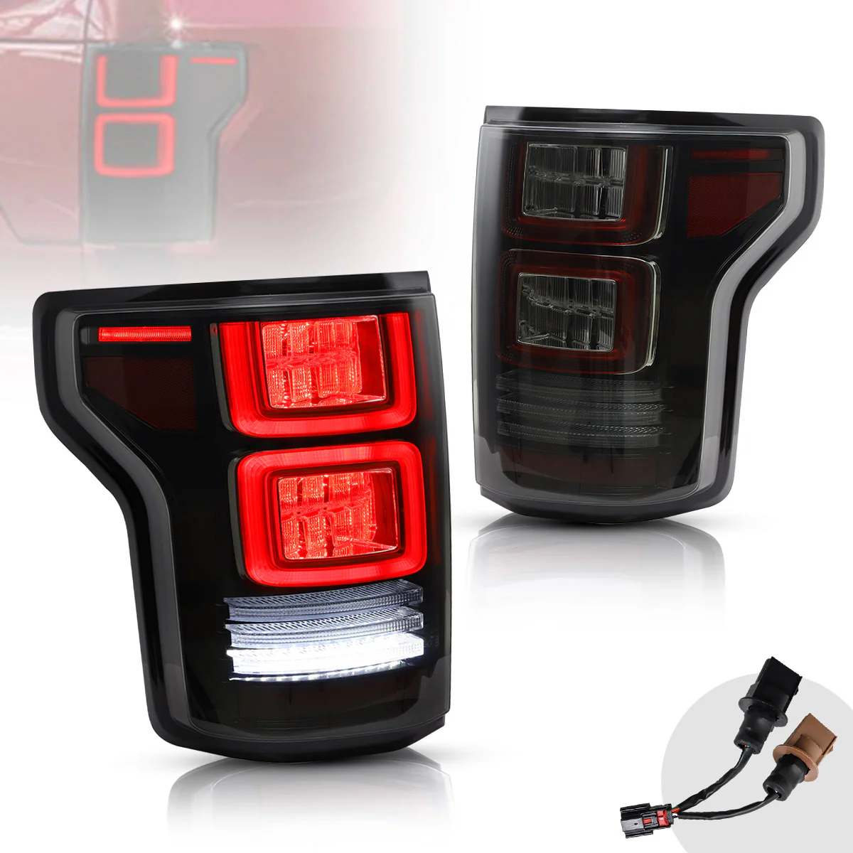 VLAND Full LED Headlights and Tail Lights For Ford F150 2018-2020 - Image 13