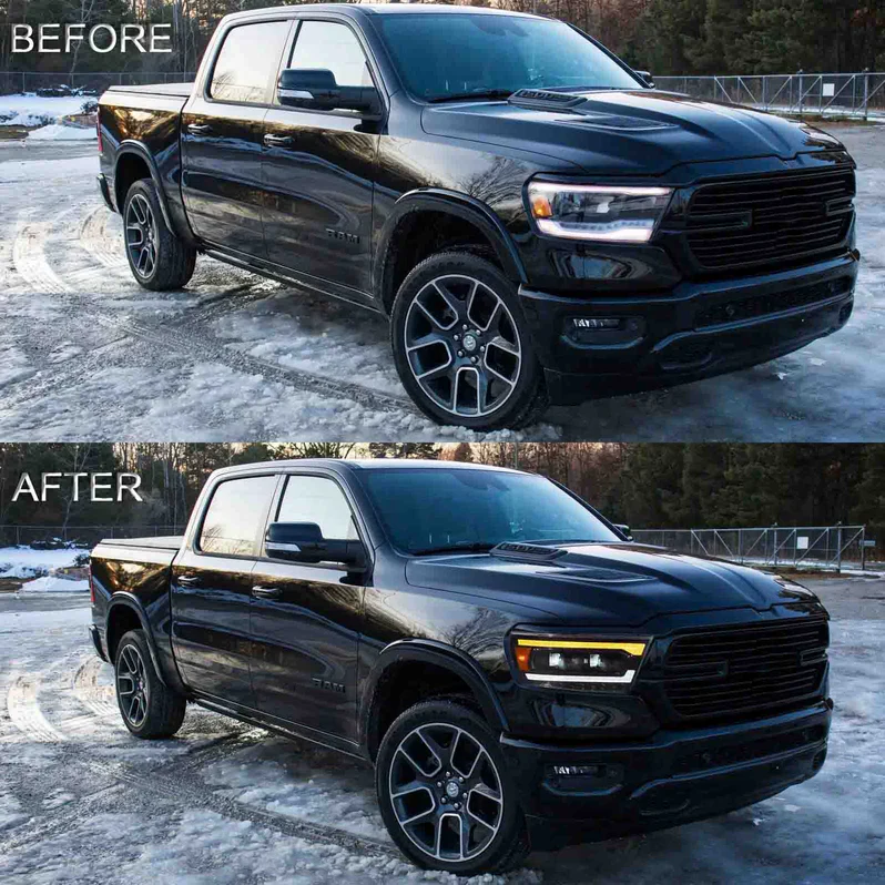 VLAND Full LED Headlights For 2019-2024 Dodge RAM 1500 - Image 7