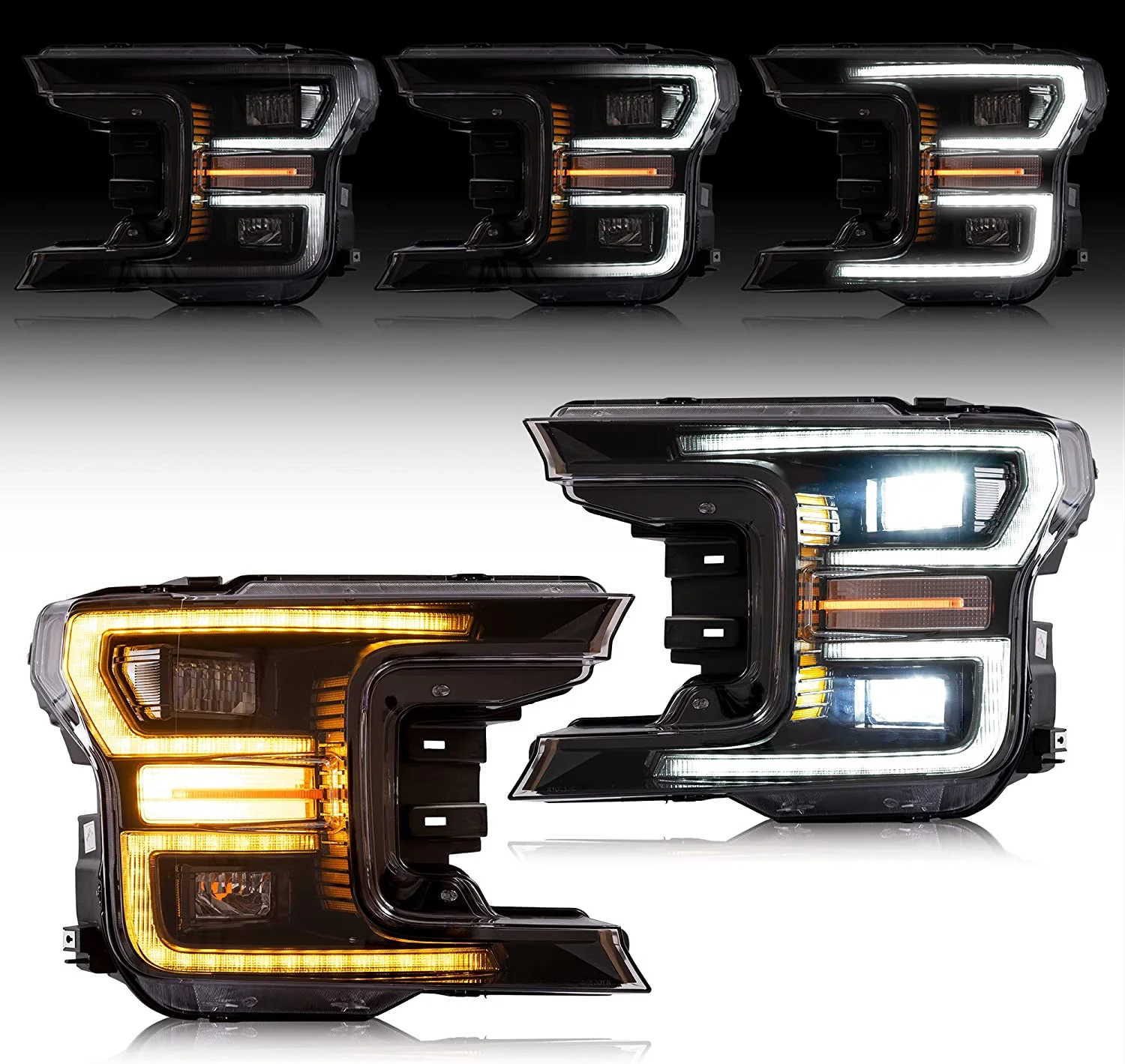 VLAND Full LED Headlights for Ford F150 2018-2020 - Image 12
