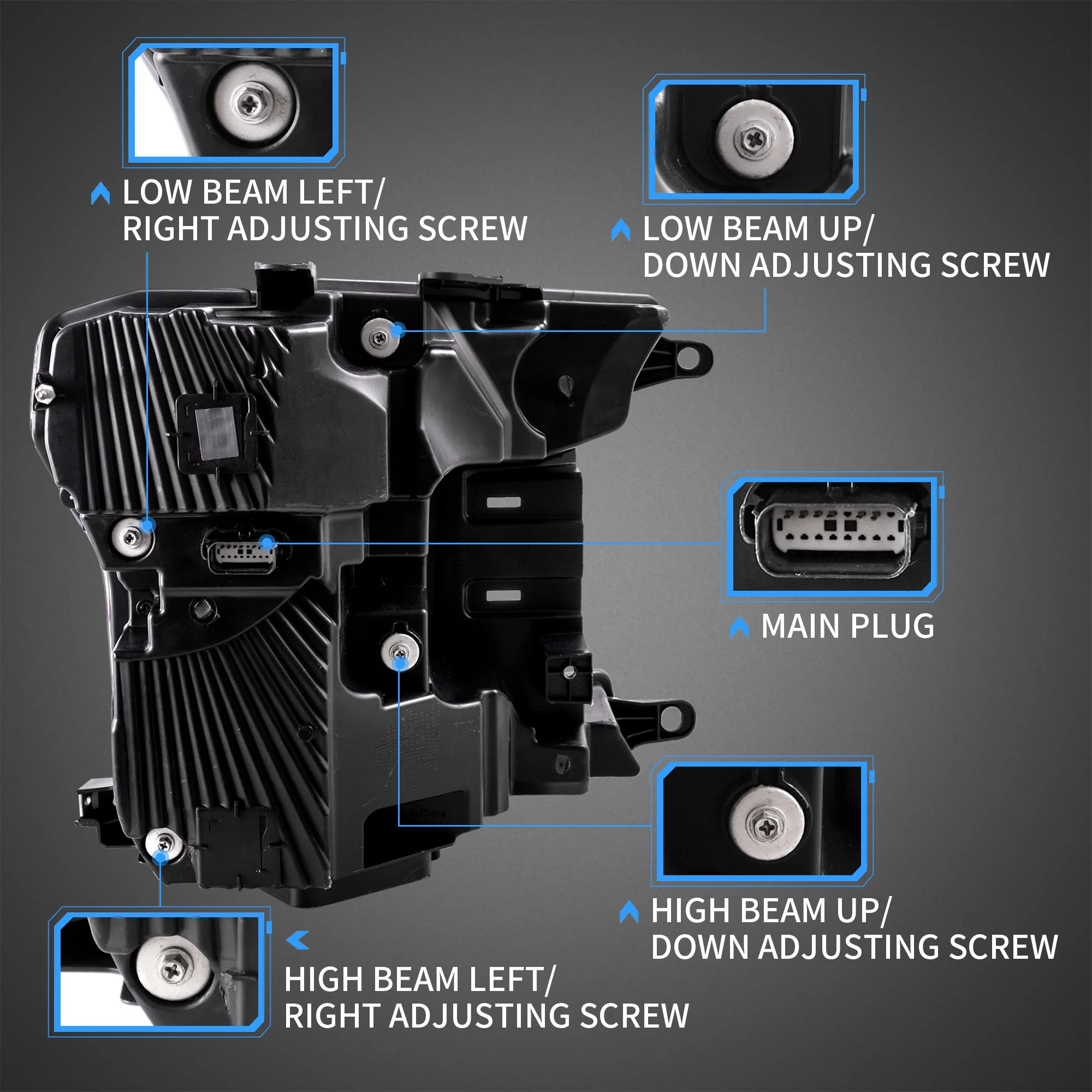 VLAND Full LED Headlights for Ford F150 2018-2020 - Image 8
